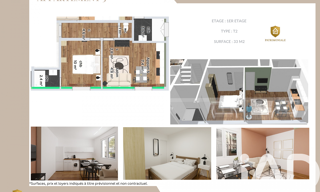 Appartement 2 Pièces 33 m² à vendre à Fougères (35300)