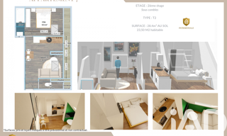 Appartement 2 Pièces 23 m² à vendre à Fougères (35300)