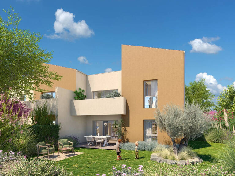 Appartement neuf T2 en PSLA à Paulhan avec jardin — photo 1