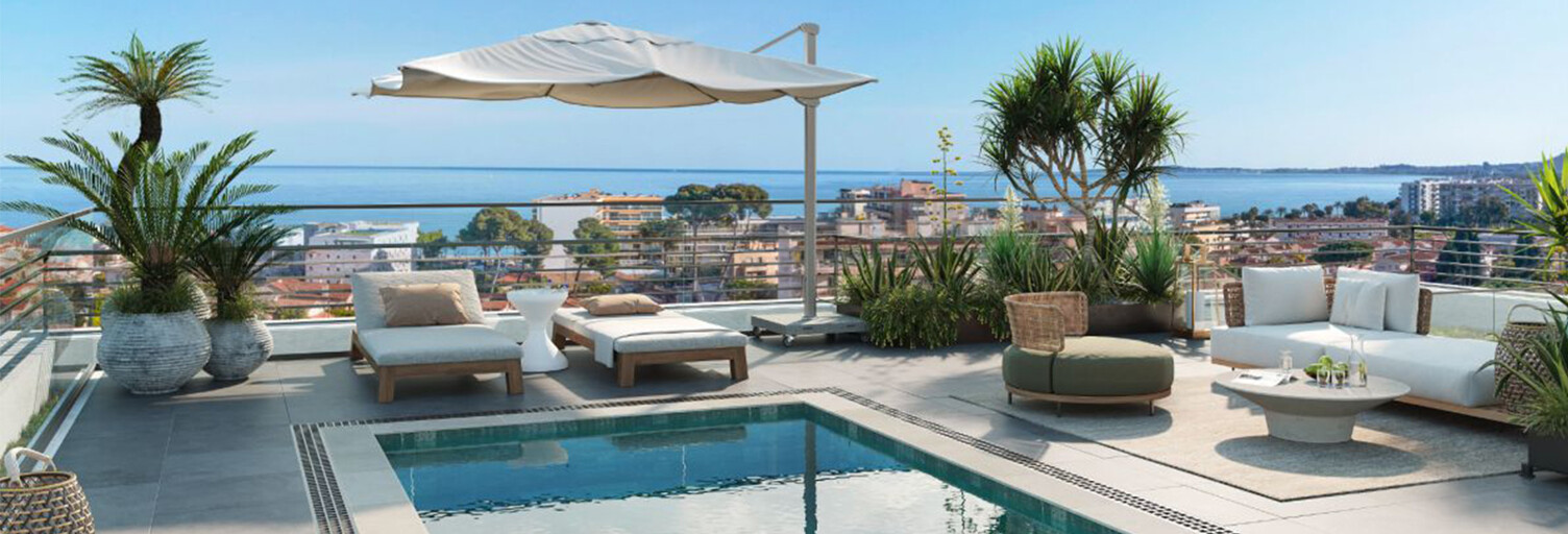 Appartement neuf T2, T3 Pièce 40 à 60 m² à vendre à Cagnes-sur-Mer (06800)