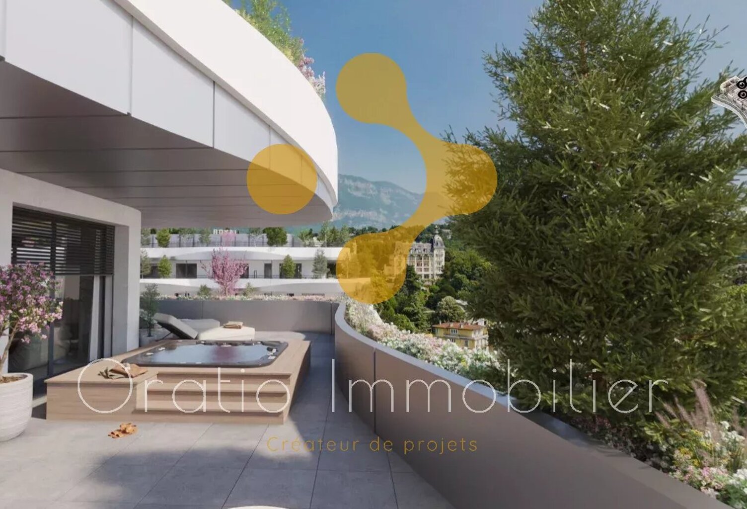 Dernier étage, T4 de luxe avec terrasse végétalisée — photo 1