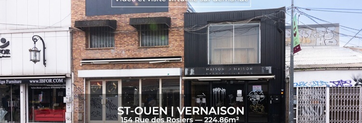 Commerce 4 Pièces 225 m² à vendre à Saint-Ouen-sur-Seine (93400)