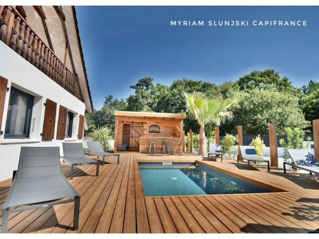 Dpt Landes (40), à vendre SOORTS-HOSSEGOR villa de charme rénovée de 210 m² environ au calme — photo du bien