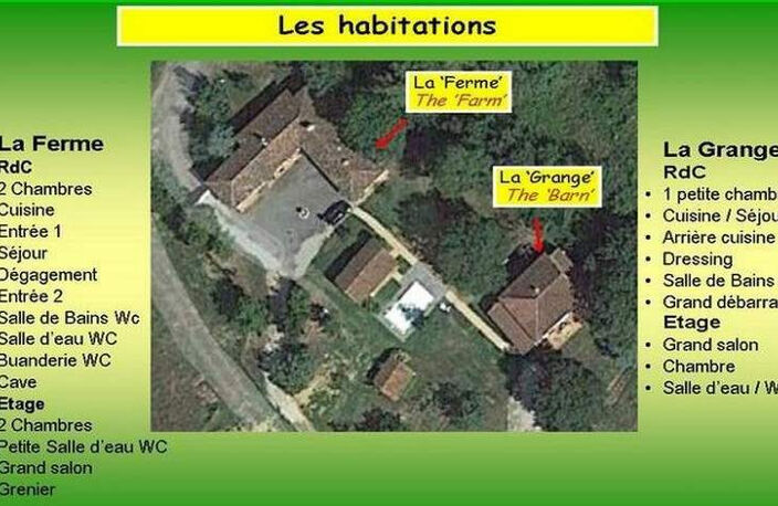 propriété avec 2 maisons indépendantes, joli parc avec pisci — photo 5