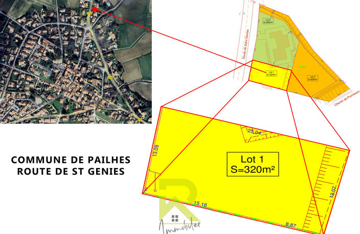 A l'extérieur de PAILHES une villa neuve de plain pied de 97 — photo 2