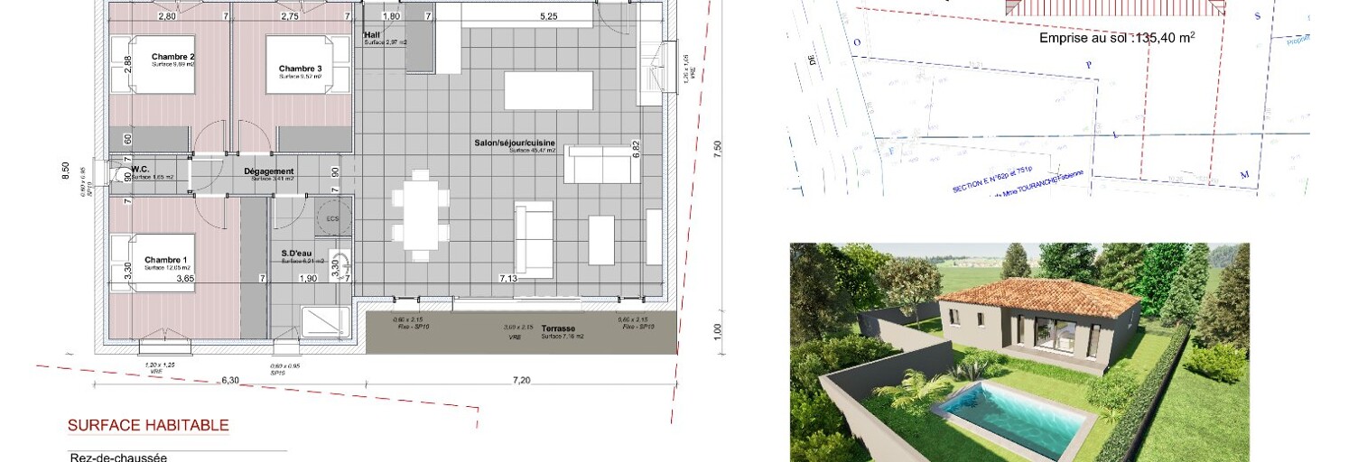 Terrain  475 m² à vendre à Saint-Geniès-de-Comolas (30150)
