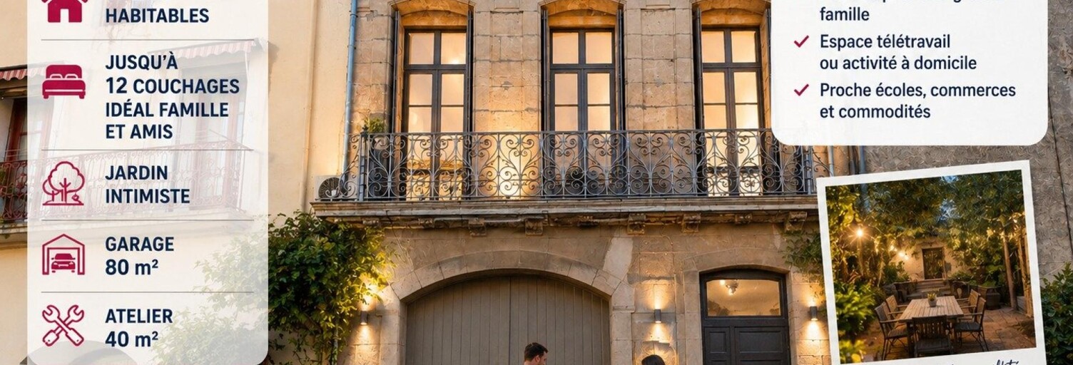 Maison 7 Pièces 172 m² à vendre à Mèze (34140)
