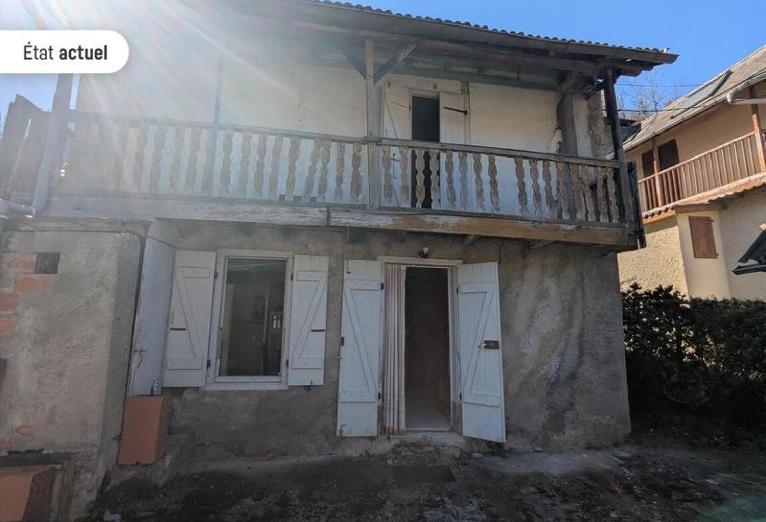 Maison en pierre de 3 pièces principales — photo 1
