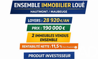 Immeuble  180 m² à vendre à Maubeuge (59600)