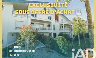 Appartement 3 Pièces 64 m² à vendre à Ondres (40440)