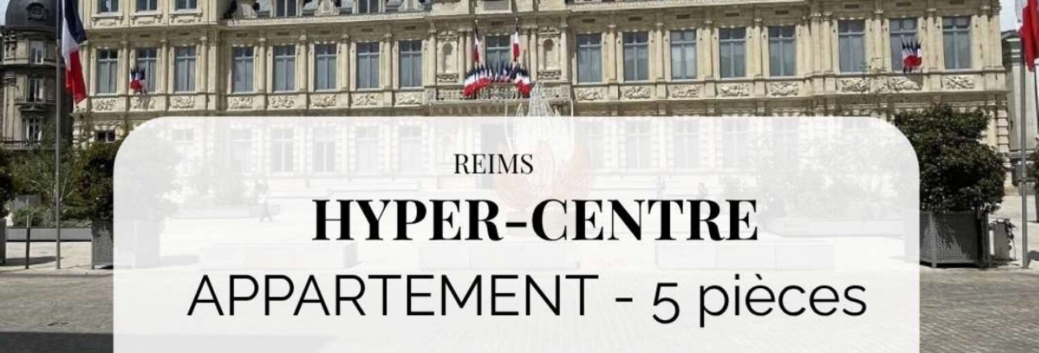 Appartement 5 Pièces 104 m² à vendre à Reims (51100)