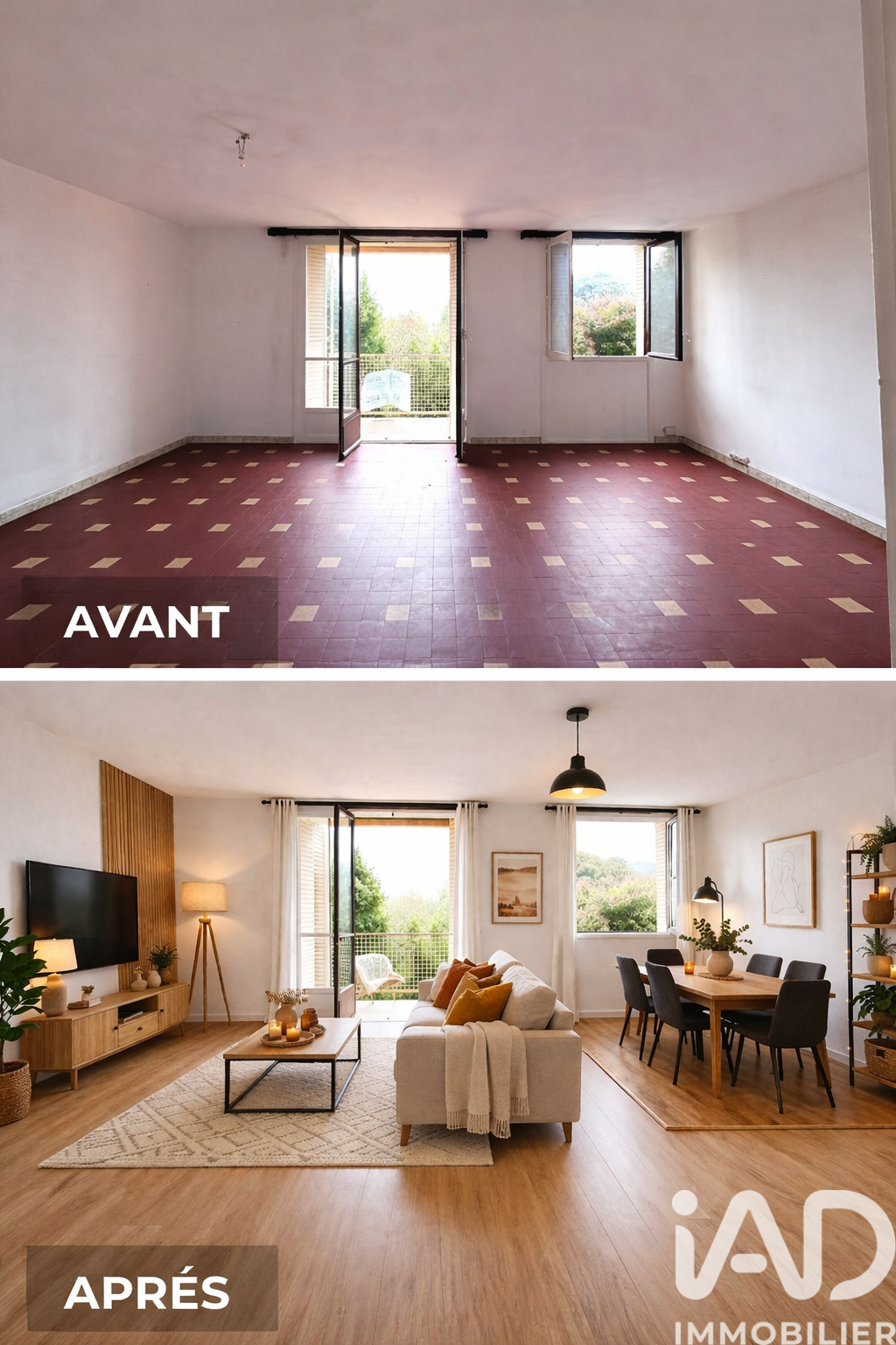 Nice - 64m² - 3p. - 2ch.