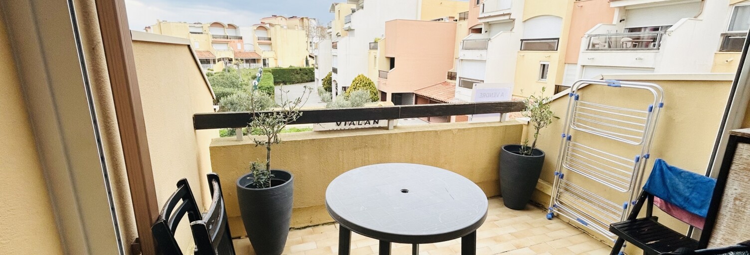 Appartement 1 Pièce 24 m² à vendre à Gruissan (11430)