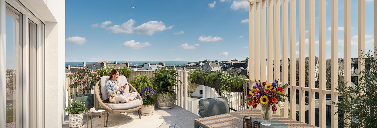 Appartement neuf T2, T3, T4 Pièce 41 à 93 m² à vendre à Roscoff (29680)