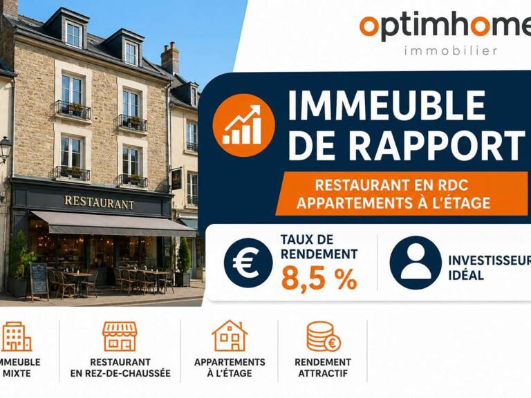 Immeuble de rapport 280 m² – Rendement 8 % – Rue Bernard – Local commercial + 2 appartements - LA ROCHE BERNARD (56) — photo 1