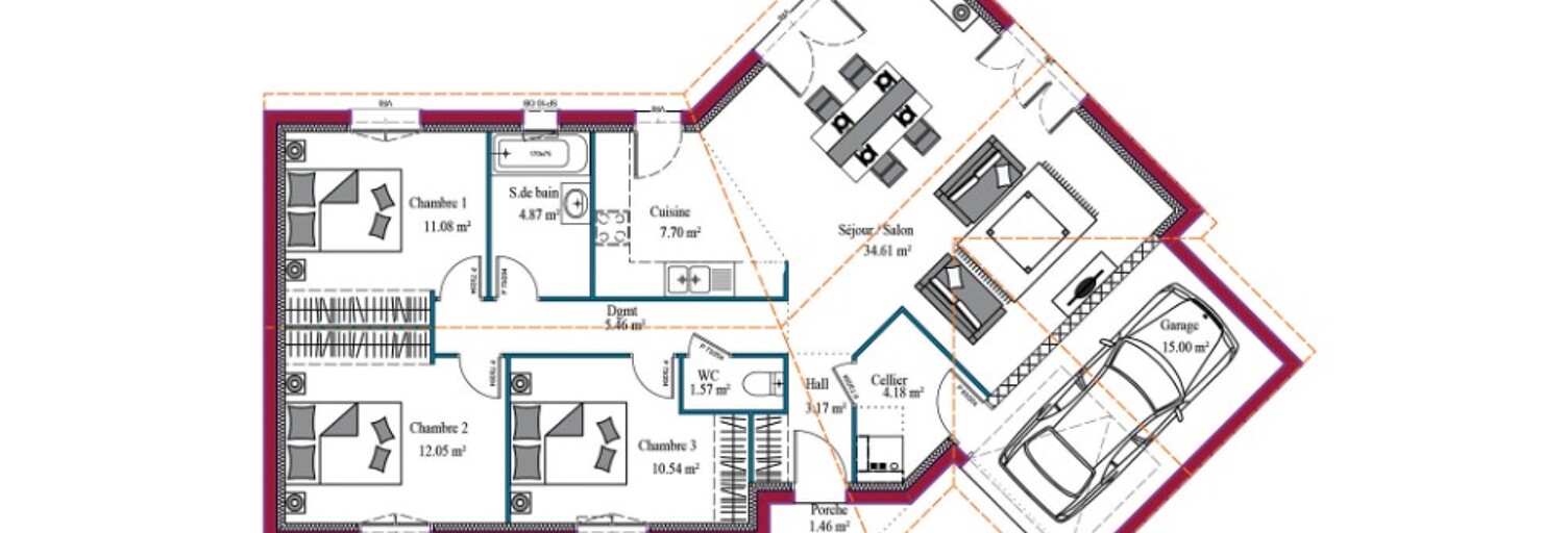 Maison 4 Pièces 95 m² à vendre à Rochefort (17300)