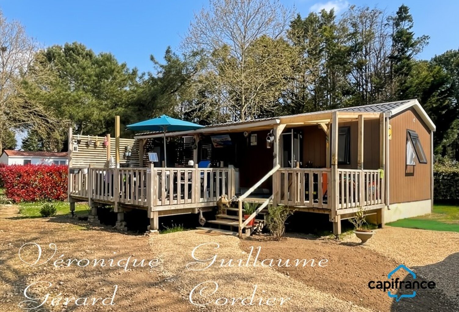 Mobil-Home de 32 M² de 2019, confortable avec belle terrasse et parcelle privative a vendre séparément en PRL — photo 1