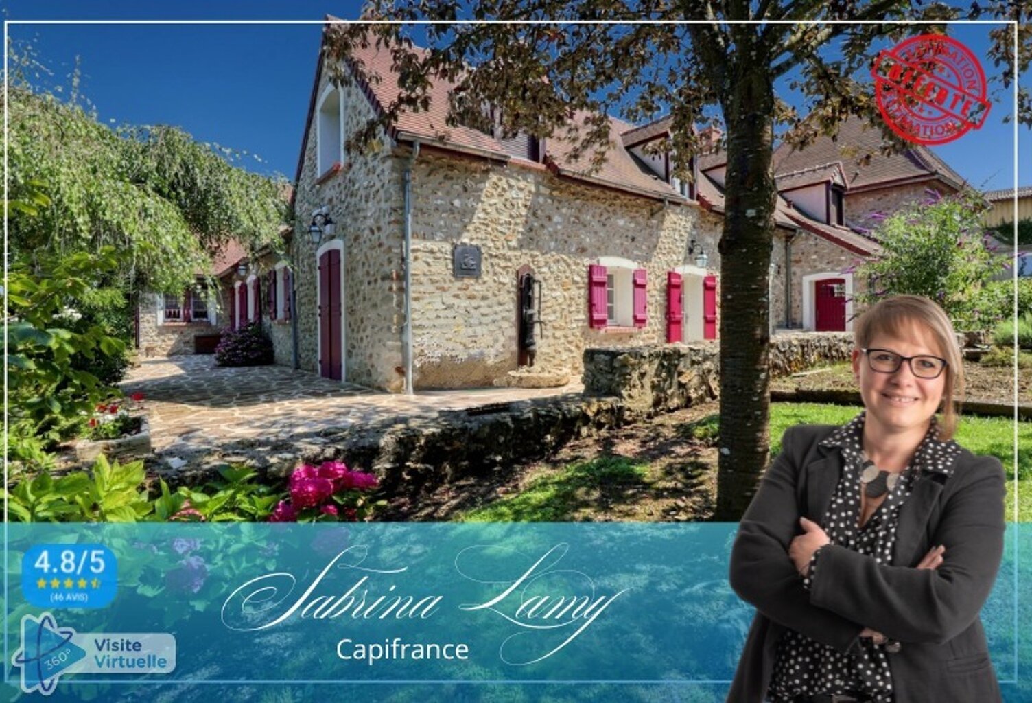 ✨ À Vendre : Élégante Propriété de Prestige en Pierre Meulière - 214 m² sur 2508 m² de Terrain - 5 chambres✨ — photo 1