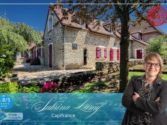 ✨ À Vendre : Élégante Propriété de Prestige en Pierre Meulière - 214 m² sur 2508 m² de Terrain - 5 chambres✨ — photo du bien