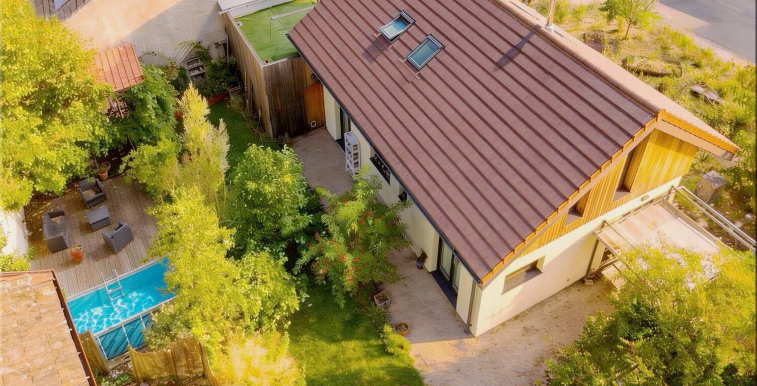 Maison à vendre 5 pièces THOIRY (01) EXCLUSIVITÉ-MAISON OSSATURE BOIS-STUDIO-VUE JURA — photo 1