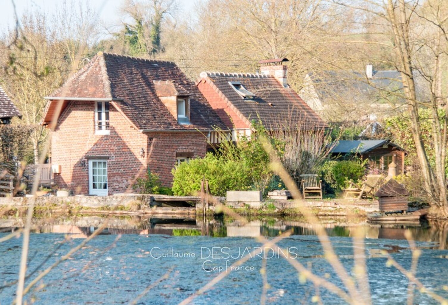 Maison Normande avec son étang privé proche de LIVAROT (14) — photo 1