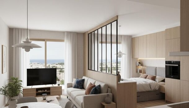 Appartement 1 pièces  à vendre Antibes 06600