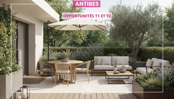 Appartement 1 pièces  à vendre Antibes 06600