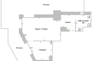 Appartement 2 pièces 237000 €