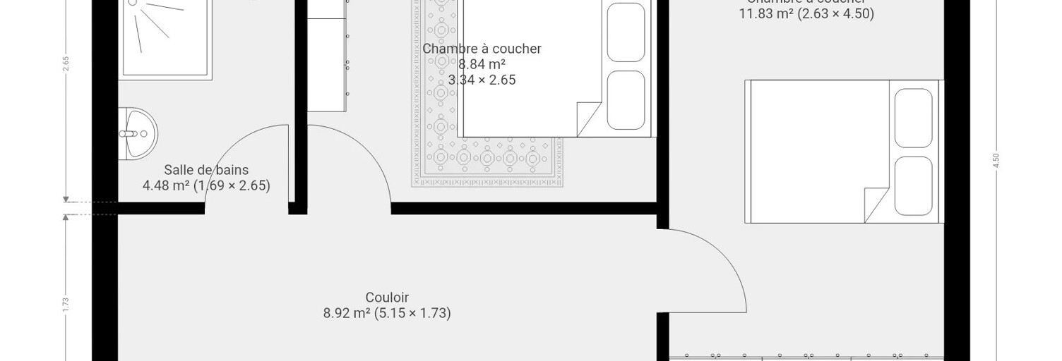 Maison 3 Pièces 61 m² à louer à Siorac-en-Périgord (24170)