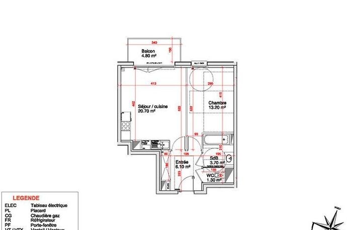 Vente Appartement 2 pièces — photo 3