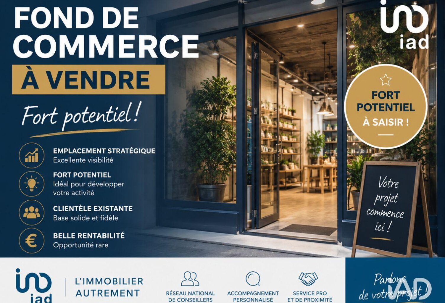 Vente Bar-brasserie 71 m&sup2; — photo 1