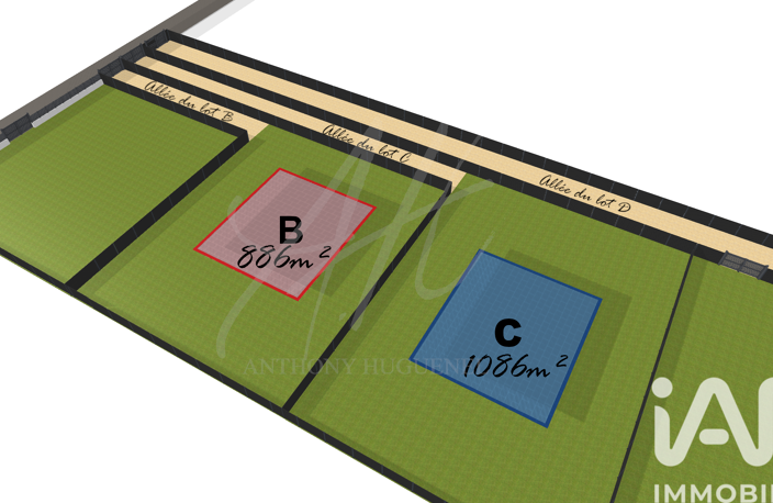 Vente Terrain à bâtir 1 086 m&sup2; — photo 4