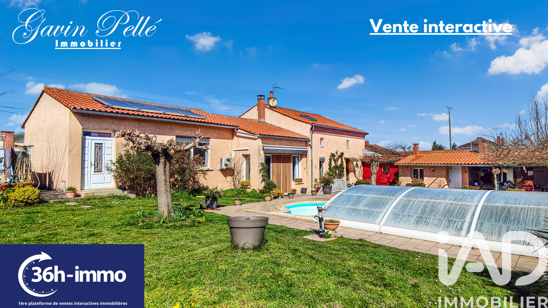 Blaye-Les-Mines - 197m² - 7p. - 4ch.