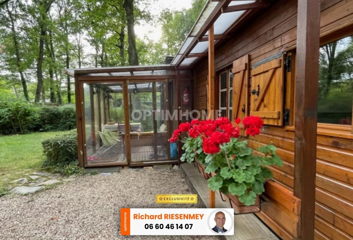 Chalet à vendre 3 pièces 30m² plus veranda 10.50m² à SAINT CHERON (91) camping — photo 1