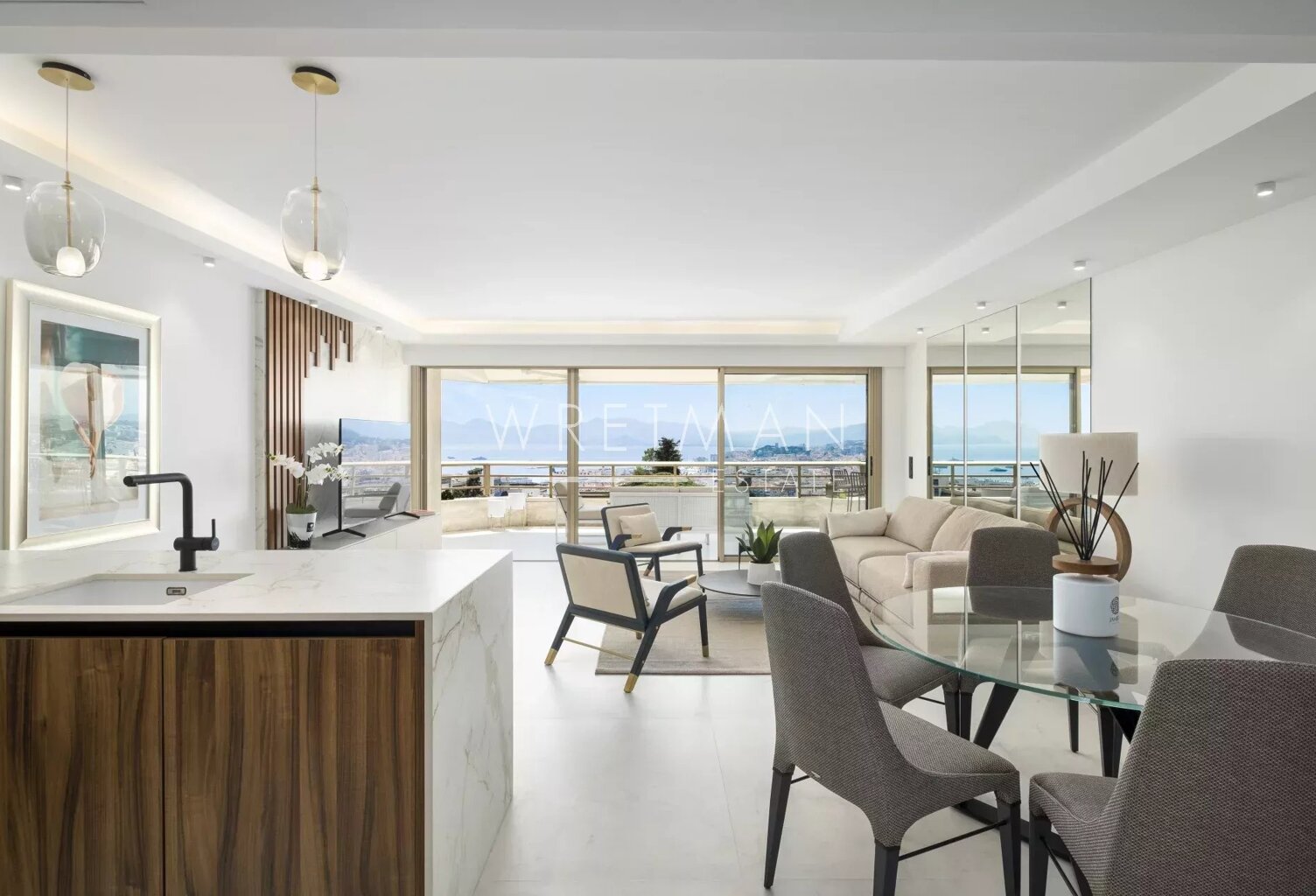 Magnifique appartement 4 pièces avec terrasse vue mer - Cannes C — photo 1