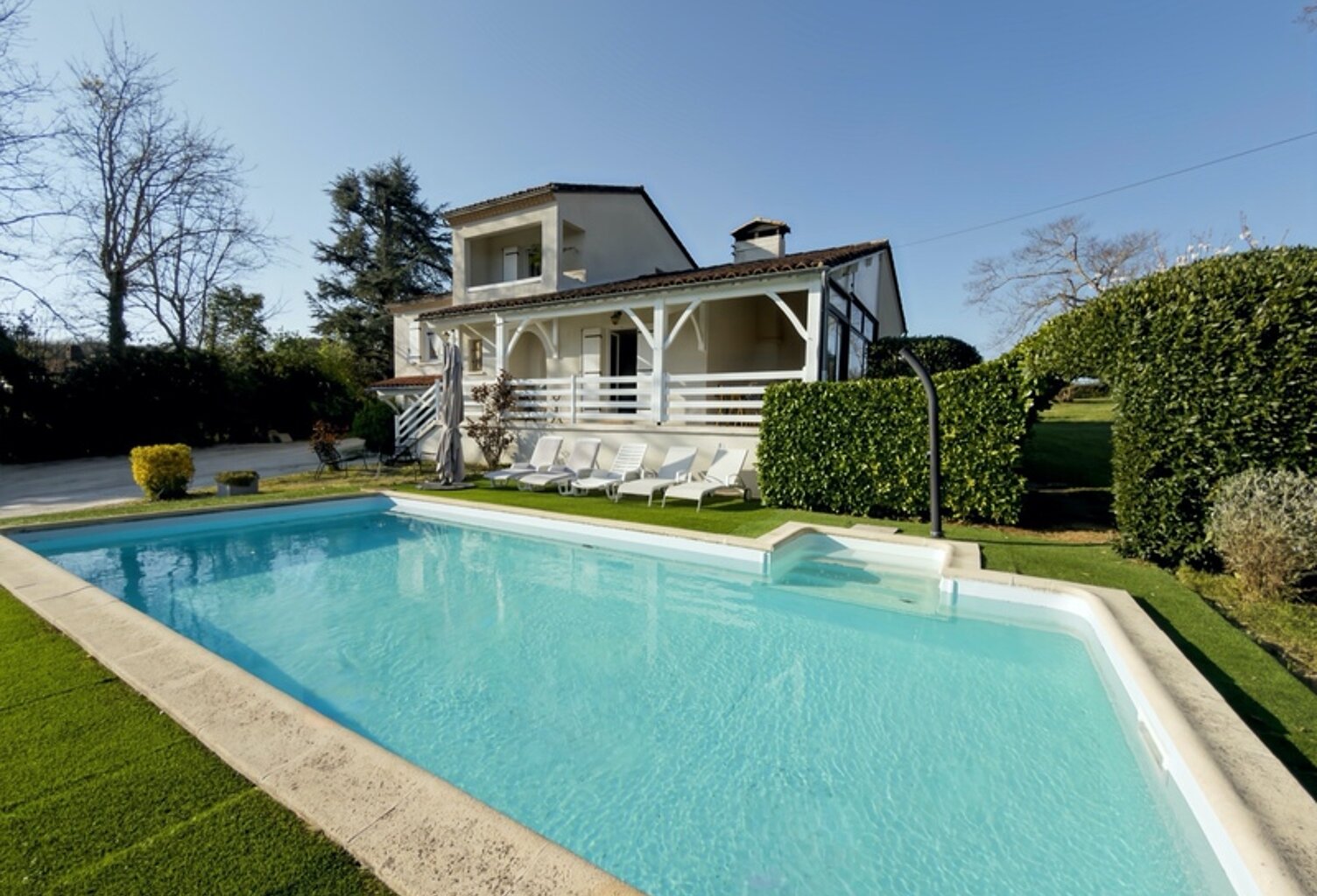 A vendre-Villa avec piscine 4 chambres dont 2 suites vue panoramique sans vis à vis MOULEYDIER (24) — photo 1