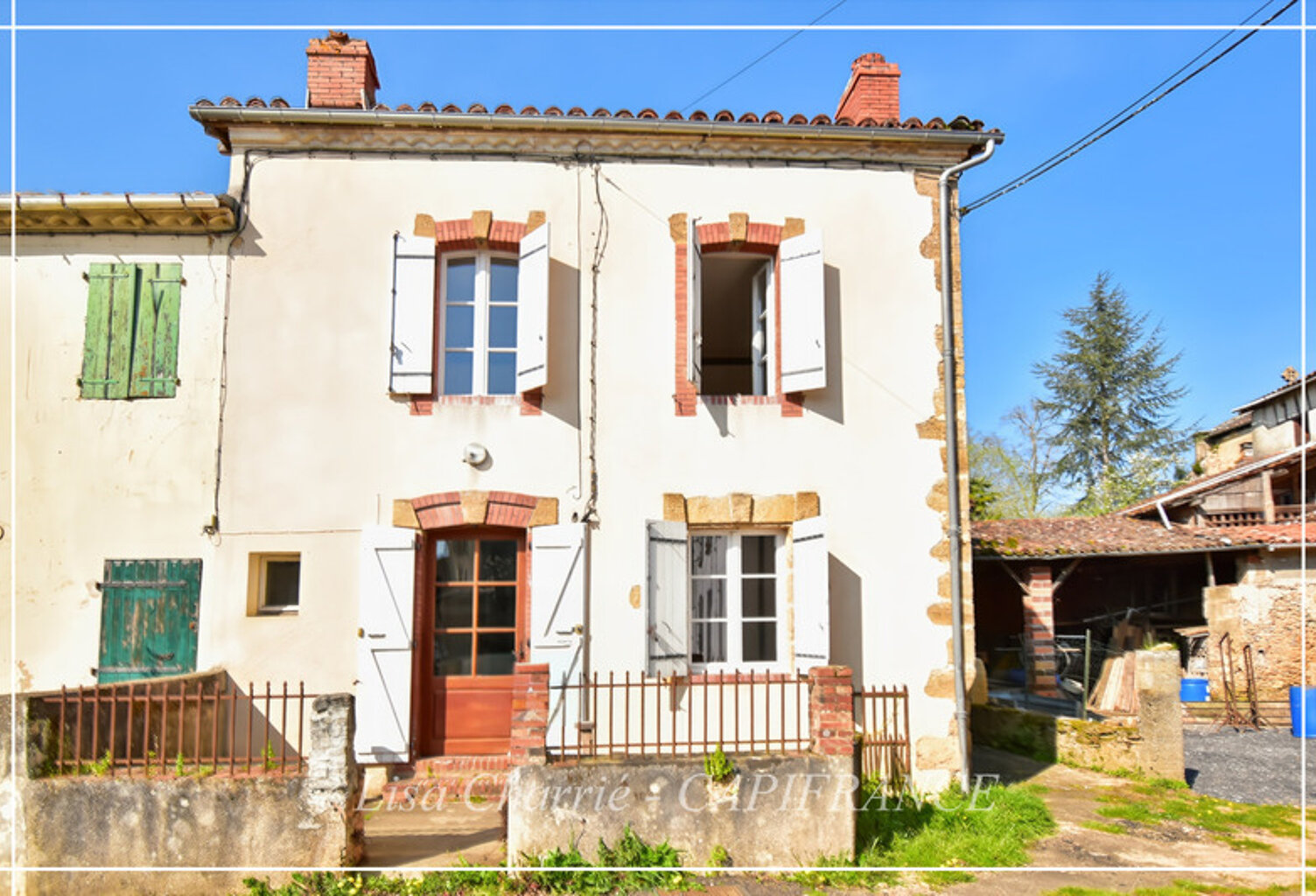 Maison à vendre 5 pièces de 71 m2 habitables avec jardin, courette, dépendances proche de NOGARO (32) — photo 1