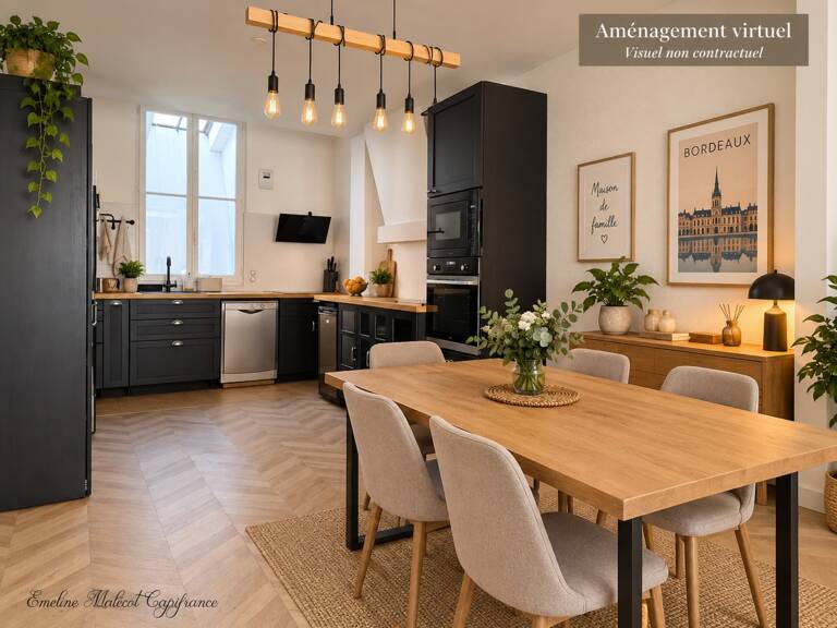 Bordeaux – T3 70 m² + cour + 17 m² de dépendances — photo 1