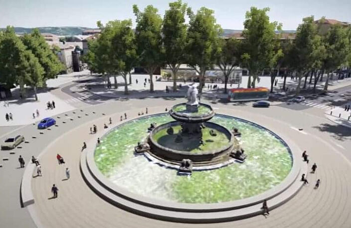 Aix En Provence (cours Mirabeau) App 5 pièce(s) 137.95 m2 , terrase de 30,M2  2 stationnement en sous sol — photo 2
