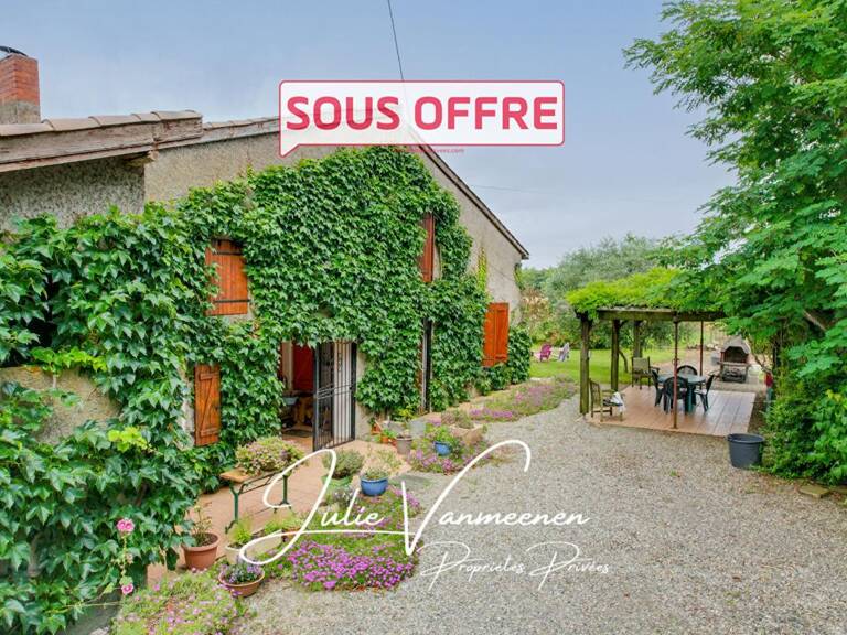 LEVIGNAC (31530) - Ancien corps de ferme de 152m² habitables + 120m² de dépendances sur 2900m² de terrain — photo 1