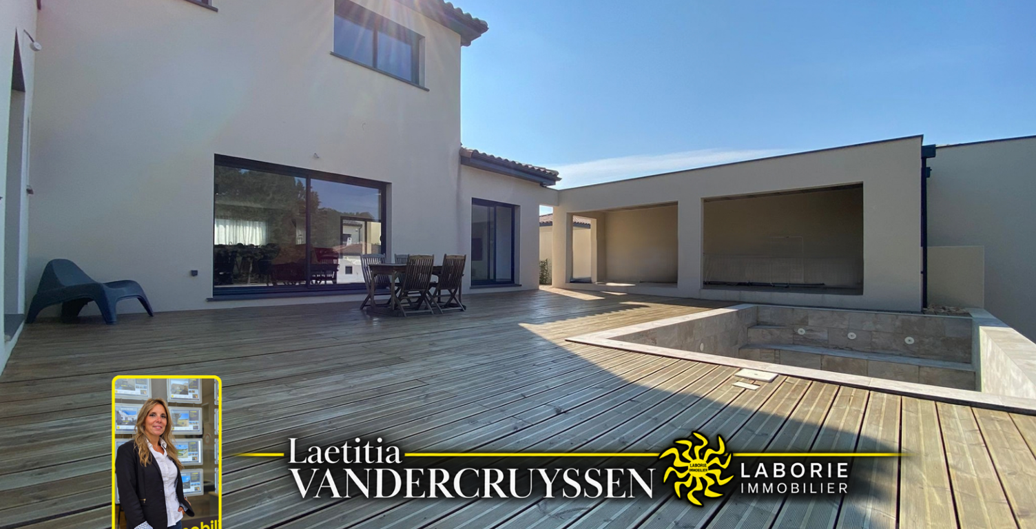A vendre villa contemporaine 4 faces T5 de 147 m2 avec pisci — photo 1
