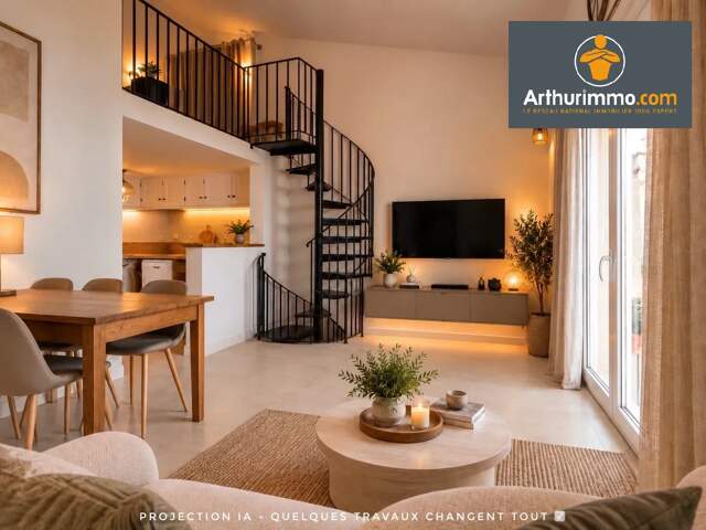 Charmant duplex mitoyen avec jardin et vue mer — photo du bien