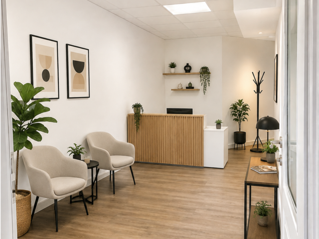 TROIX BUREAUX ENTRE 25M2 ET 30M2 - ST AUNES — photo du bien
