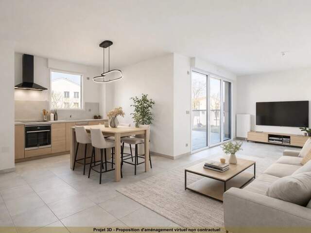 Anse Hypercentre - T3 neuf de 65 m² avec terrasse au dernier étage — photo du bien