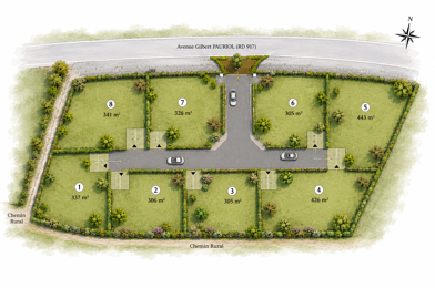 Terrain  186000 €
