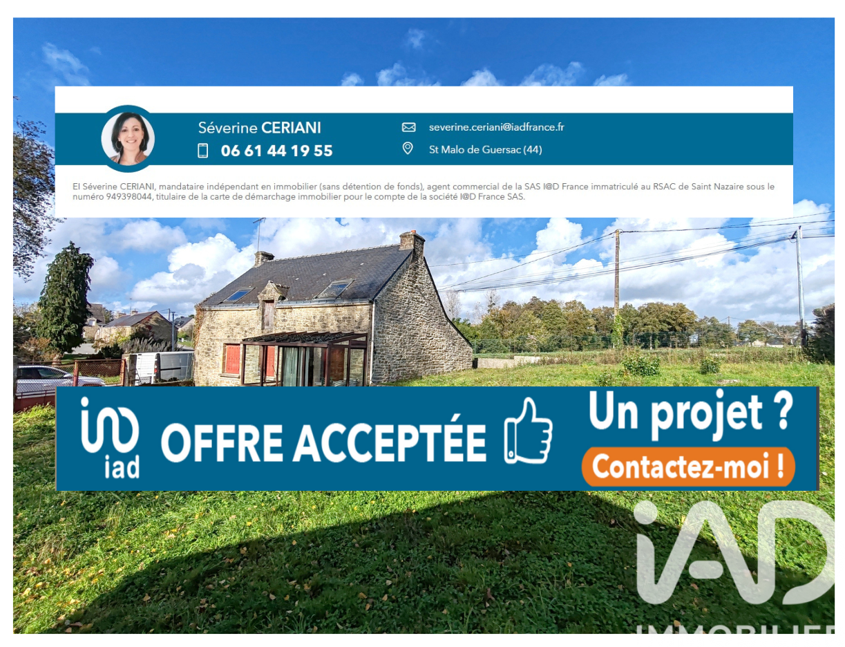 Maison à vendre, 3 pièces, 57 m², Marzan