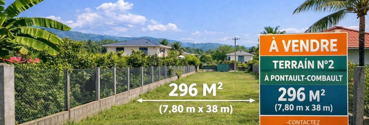 Terrain  296 m² à vendre à Pontault-Combault (77340)