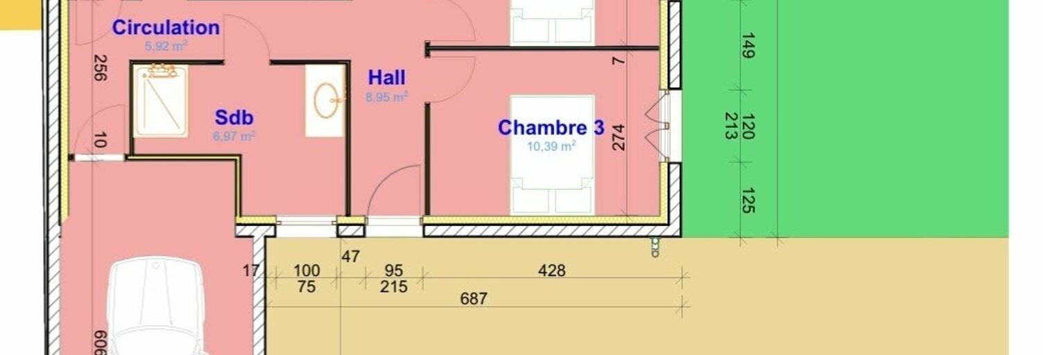 Terrain  900 m² à vendre à Rodelinghem (62610)