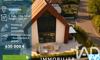 Maison 7 Pièces 196 m² à vendre à Bennwihr (68630)