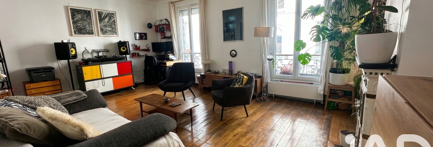 Appartement 3 Pièces 57 m² à vendre à Paris 18 (75018)